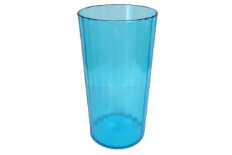 280ml Fluted Tumbler Translucent Blue