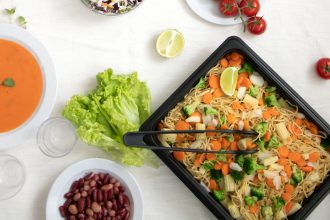 Oven 2 Tableware Charcoal Gastronorm with Stir Fry