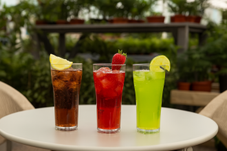 400ml Tulip Tumbler with Selection of Sodas