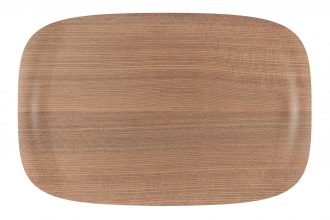 Warm Wood Small Alpha Wave Craft Tray