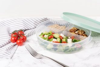 3 Compartment Dish with Lunch