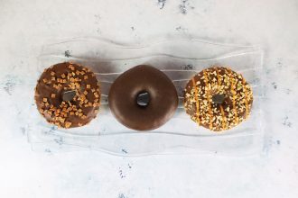 Doughnuts on Oyster Server Plate