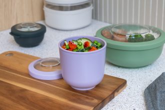 Lavender Tylla Bowl with Salad