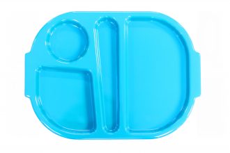 Copoyester Small Meal Tray in Pacific Blue