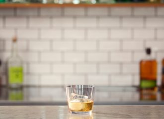 Aura Whisky Tumbler in Use